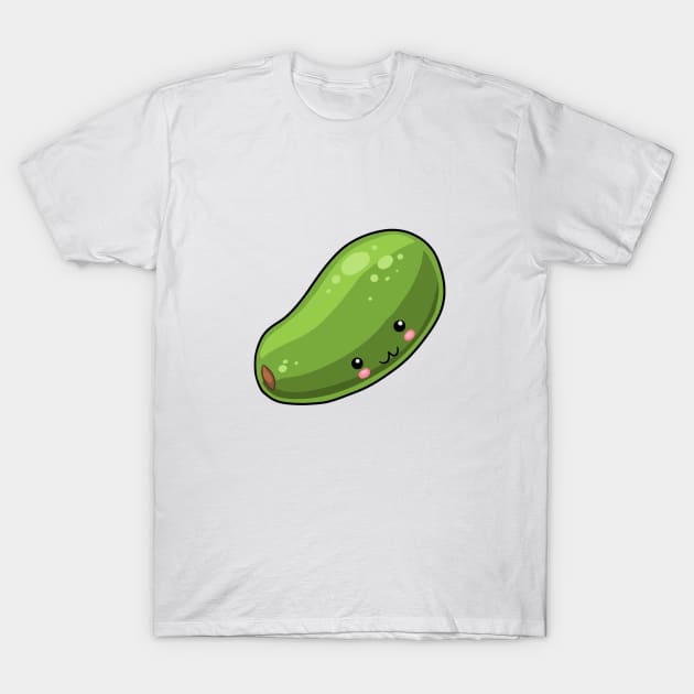 Kawaii Zucchini vegetable T-Shirt by Japanese Designs